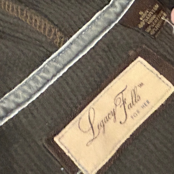 Legacy Falls For Her Dusty Orange Plaid Button Down Top With Knit Hoodie Small - Picture 8 of 9